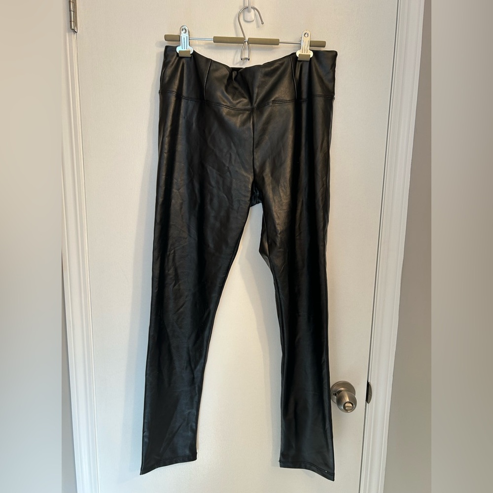 Shinestar Black Leather Pants XL